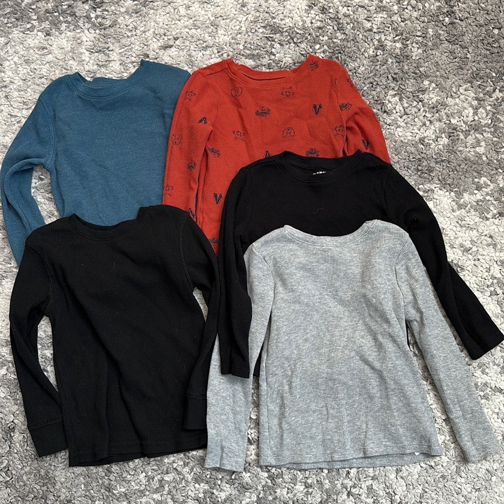 Toddler boys thermal long sleeve bundle